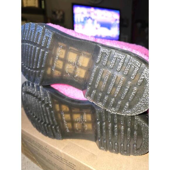 Dr Martens 1460 Pascal Faux Shearling Pink Lux  Boots - Picture 8 of 11